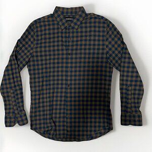 Bonobos Mens Slim Fit Button Up Shirt Long Sleeve Medium Plaid